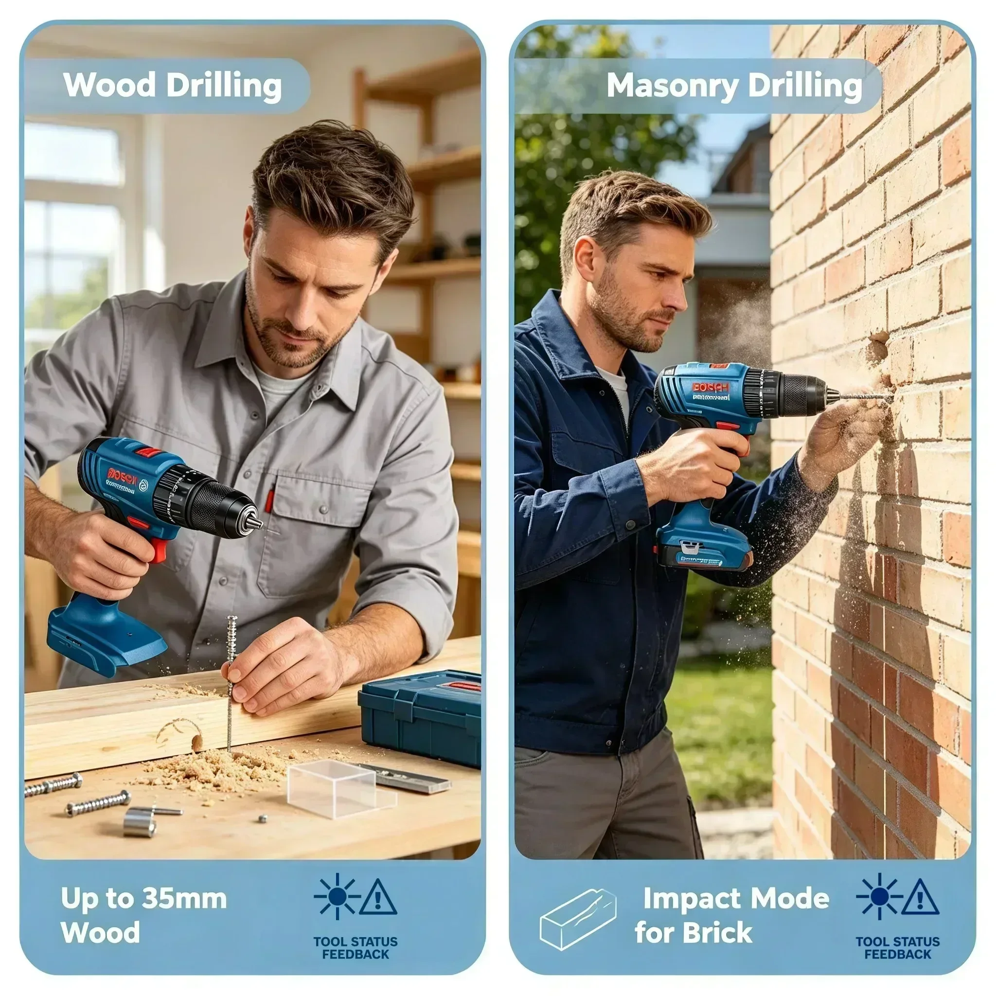 Bosch GSB 185-LI 18В Бесщеточн – обзор и цена Brushless Cordless Electric Drill 18V