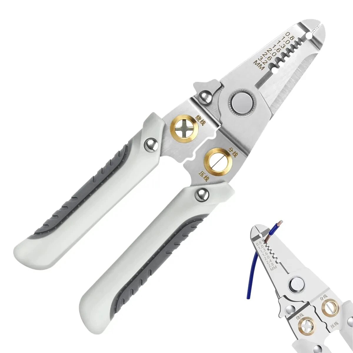 6 в 1, специальные плоскогубцы – обзор и цена Automatic Wire Stripper Cutter